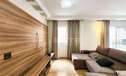 Apartamento com 3 dormitórios para alugar, 130 m² por R$ 5.984,02/mês - Campestre - Santo André/SP