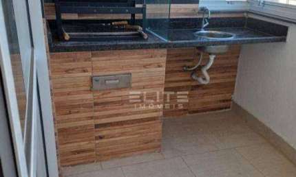 Apartamento com 2 dormitórios para alugar, 75 m² por R$ 3.933,63/mês - Campestre - Santo André/SP