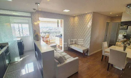 Apartamento com 2 dormitórios à venda, 64 m² por r$ 725.000,00 - parque jaçatuba - santo andré/sp