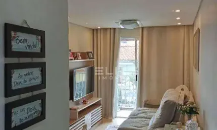 Apartamento com 3 dormitórios à venda, 58 m² por R$ 365.000,00 - Vila Homero Thon - Santo André/SP