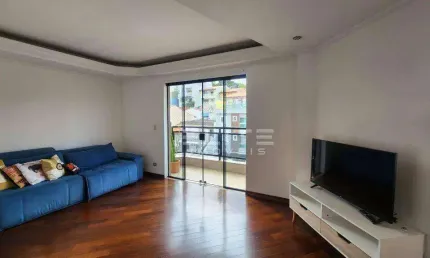 Apartamento com 3 dormitórios para alugar, 104 m² por R$ 4.624,00/mês - Campestre - Santo André/SP
