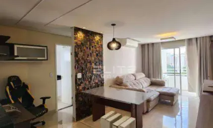 Apartamento com 1 dormitório para alugar, 57 m² por R$ 3.700,02/mês - Jardim - Santo André/SP
