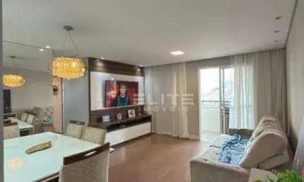 Apartamento com 2 dormitórios à venda, 69 m² por R$ 530.000 - Vila Humaitá - Santo André/SP
