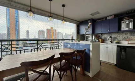 Apartamento com 3 dormitórios à venda, 165 m² por r$ 2.400.000,00 - jardim - santo andré/sp