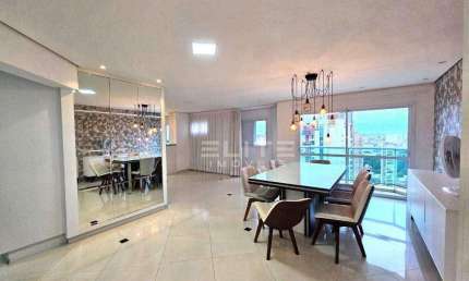 Apartamento com 4 dormitórios para alugar, 198 m² por R$ 8.215,76/mês - Jardim - Santo André/SP