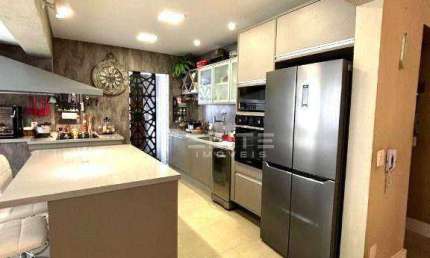Apartamento com 2 dormitórios para alugar, 127 m² por R$ 8.453,48/mês - Vila Gilda - Santo André/SP