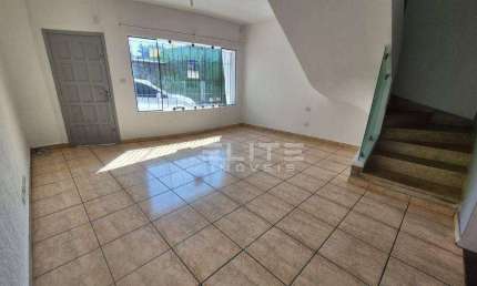 Sobrado com 2 dormitórios para alugar, 104 m² por R$ 2.918,53/mês - Jardim - Santo André/SP