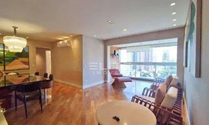 Apartamento com 3 dormitórios para alugar, 122 m² por R$ 7.347,00/mês - Jardim - Santo André/SP