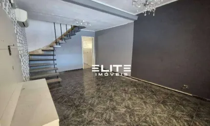 Sobrado com 3 dormitórios para alugar, 125 m² por r$ 3.049,20/mês - campestre - santo andré/sp