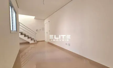 Cobertura com 2 dormitórios à venda, 92 m² por r$ 389.000,00 - vila humaitá - santo andré/sp