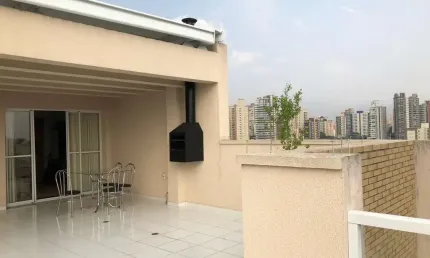 Cobertura com 3 dormitórios à venda, 156 m² por r$ 1.200.000,00 - campestre - santo andré/sp