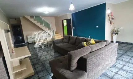 Sobrado com 3 dormitórios à venda, 315 m² por r$ 699.000,00 - jardim las vegas - santo andré/sp