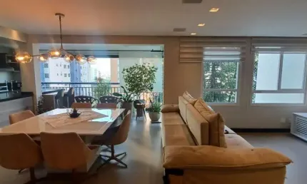 Apartamento mobiliado com 3 dormitórios à venda, 121 m² por r$ 1.700.000 - jardim - santo andré/sp