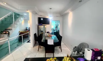 Sobrado com 3 dormitórios à venda, 249 m² por r$ 1.370.000,00 - vila pires - santo andré/sp