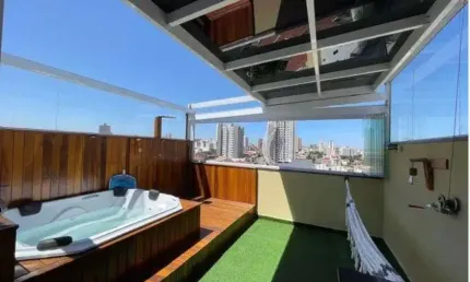 Cobertura com 2 dormitórios à venda, 86 m² por r$ 760.000,00 - santa maria - santo andré/sp