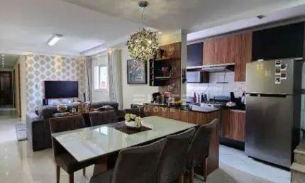Cobertura com 3 dormitórios à venda, 160 m² por r$ 800.000,00 - campestre - santo andré/sp