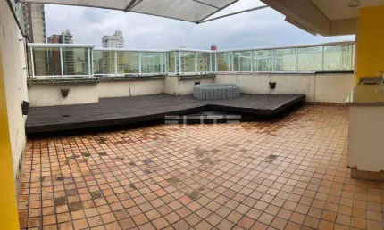 Cobertura com 3 dormitórios para alugar, 250 m² por r$ 12.500,75/mês - jardim - santo andré/sp