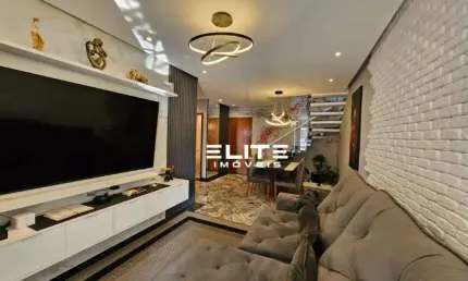 Cobertura à venda com 2 quartos suítes, 203 m² por r$ 1.300.000 - vila caminho do mar - são bernardo do campo/sp
