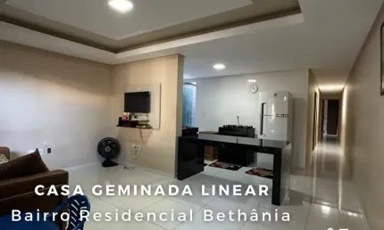 Casa Geminada  Linear  Residencial Bethânia!  (Santana do Paraíso)