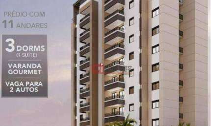 Apartamento com 3 dormitórios à venda, 79 m² por R$ 626.000,00 - Jardim Capotuna  - Jaguariúna/SP