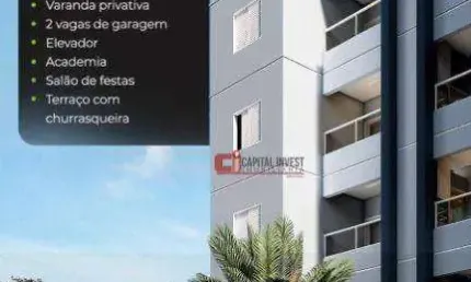 Lindo apartamento novo - 2 dorms (sendo uma suíte)  -73 m² com elevador e varanda gourmet.