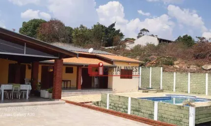 Chácara com 2 dormitórios à venda, 845 m² por R$ 750.000 - Parque Residencial Floresta - Jaguariúna/SP
