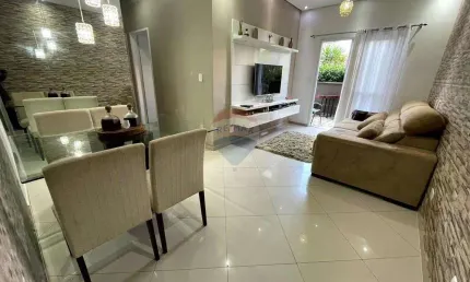 Apartamento para venda com 100,00m² com 3 dormitórios sendo 1 suíte com 2 vagas, no condomínio spazio d´ itália, no mogi moderno em mogi das cruzes-sp