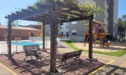 Apartamento à venda em Campo Bom - Centro: 2 quartos, mobiliado, com piscina e portaria 24h