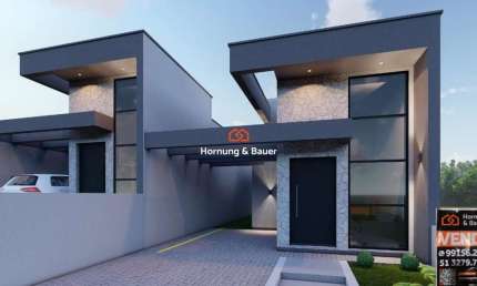Casa à venda em Campo Bom, bairro Firenze! Com 62m², em construção
