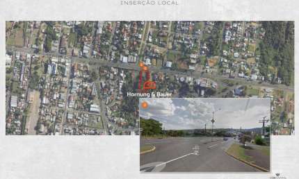 Terreno com 3.232,90m² de área total à venda em Campo Bom, bairro Imigrante!