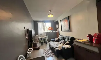 Apartamento térreo com dois quartos no Bairro Operário.