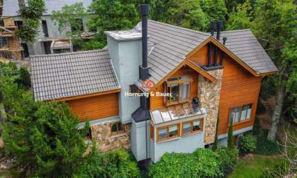 Uma residência incrível lhe aguarda! Casa à venda no Aspen Mountain, Gramado!