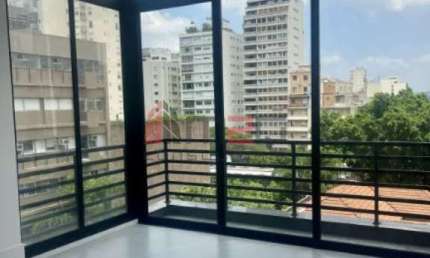 Loft com 2 quartos para alugar em Cerqueira César, São Paulo 