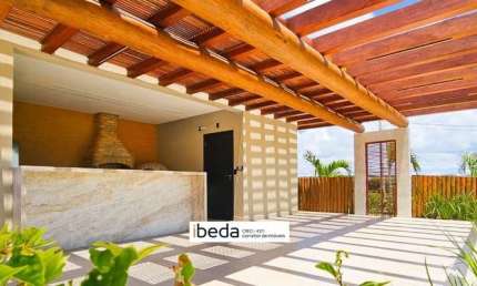 Apartamento em Cotovelo, vista mar com 78m2, Sala, 3 quartos 1 suíte, nascente.
