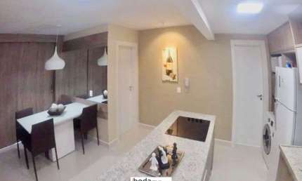 Apartamento a venda In Mare Bali Cotovelo, 56m2 sala ampla, 1 quarto, ventilado.