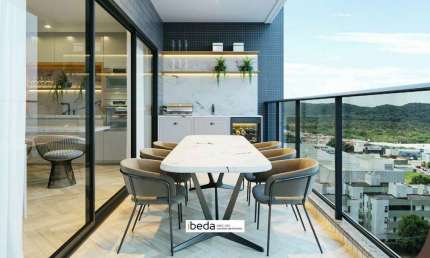 ibeda - Duo Capim Macio. Apartamento 133m2 Sala, cozinha 3 suítes, wc serviço 2v