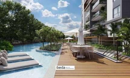 ibeda - Duo Capim Macio Apartamento 117m2. Sala, cozinha, 2 suítes + 1 semi, 2v