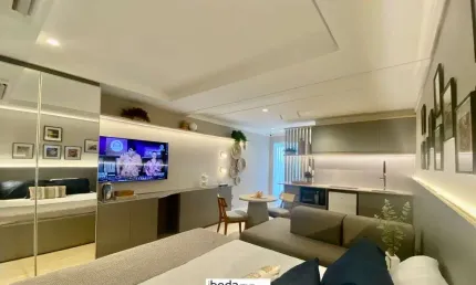 Flat em ponta negra - privilege flat 27m2 locação, rentabilidade e valorização.