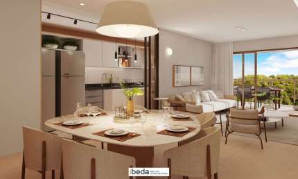 ibeda - Apartamento Florata Moura Dubeux, bairro Tirol. Sala, 3 quartos 2 suítes