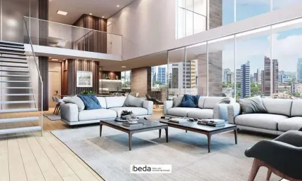 ibeda -  Residencial Afonso 1095 Apartamento Sala ampla, 4 suítes, gourmet 180m2
