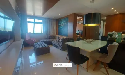 Apartamento Corais de Ponta Negra, 96m2 3 quartos (1 suíte), piscina, reformado.