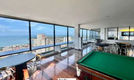 Apartamento Corais de Ponta Negra, 96m2 3 quartos (1 suíte), piscina, lazer