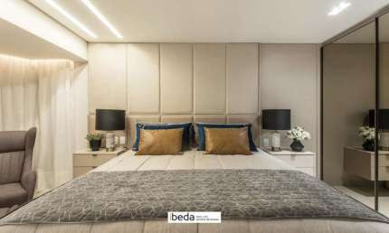 Apartamento Porto Atlântico Areia Preta frente mar, 282m2, 3 suítes, mobiliado