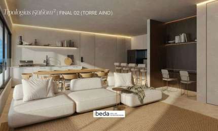 ibeda - Aalto apartamento Tirol Sala gourmet, cozinha, 3 suite, lavabo 3v 150m2