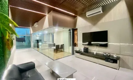 ibeda - Casa a venda Condomínio West Park Boulevard, 5 suítes, 3 salas, 4 vagas.