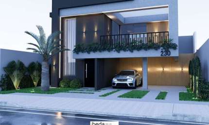 ibeda - Casa à venda no YBY Natureza com 220m2 construído e 390m2 terreno. Nova!