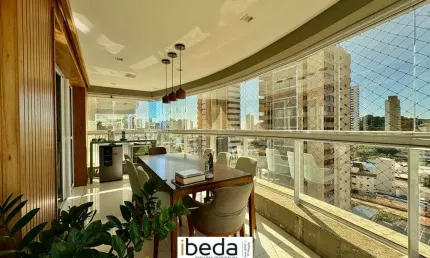 ibeda - Apartamento à venda no Tirol - Mobiliado com 3 suítes, sala ampla 206m2
