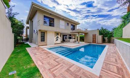 Casa em condomínio fechado com 5 quartos para alugar na Rua Taperebá, 26, Loteamento Alphaville Campinas, Campinas, 430 m2 por R$ 27.900