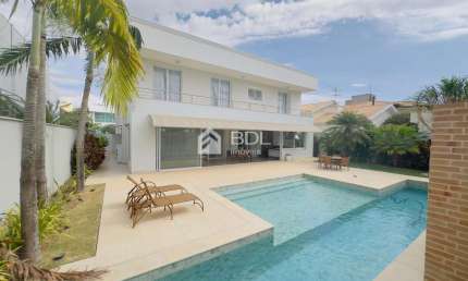 Casa em condomínio fechado com 5 quartos para alugar na Rua das Ixias, 107, Alphaville Dom Pedro, Campinas, 491 m2 por R$ 28.000