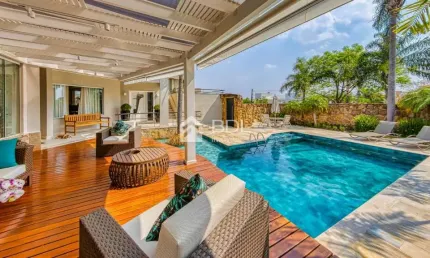 Casa em condomínio fechado com 4 quartos à venda na Rua Taperebá, 26, Loteamento Alphaville Campinas, Campinas, 343 m2 por R$ 3.700.000